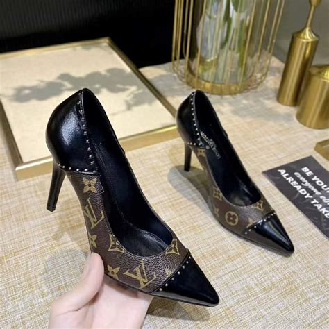 louis vuitton monogram heels.